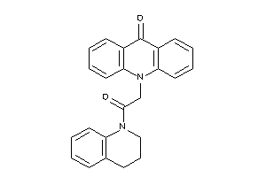 Image of 10-[2-(3,4-dihydro-2H-quinolin-1-yl)-2-keto-ethyl]acridin-9-one