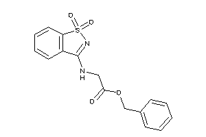 2-[(1,1-diketo-1,2-benzothiazol-3-yl)amino]acetic Acid Benzyl Ester