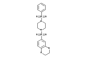 1-besyl-4-(2,3-dihydro-1,4-benzodioxin-6-ylsulfonyl)piperazine