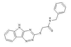 N-benzyl-2-(5H-[1,2,4]triazino[5,6-b]indol-3-ylthio)acetamide