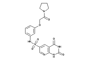 2,4-diketo-N-[3-(2-keto-2-pyrrolidino-ethoxy)phenyl]-1H-pyrido[2,3-d]pyrimidine-6-sulfonamide