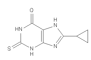 8-cyclopropyl-2-thioxo-3,7-dihydropurin-6-one