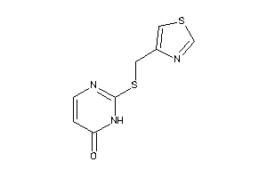 2-(thiazol-4-ylmethylthio)-1H-pyrimidin-6-one