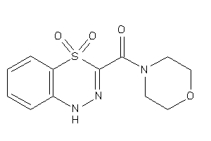 (4,4-diketo-1H-benzo[e][1,3,4]thiadiazin-3-yl)-morpholino-methanone