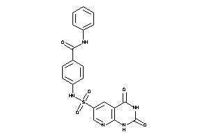 4-[(2,4-diketo-1H-pyrido[2,3-d]pyrimidin-6-yl)sulfonylamino]-N-phenyl-benzamide