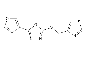 2-(3-furyl)-5-(thiazol-4-ylmethylthio)-1,3,4-oxadiazole