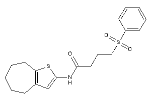 4-besyl-N-(5,6,7,8-tetrahydro-4H-cyclohepta[b]thiophen-2-yl)butyramide