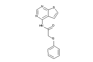 2-(phenylthio)-N-thieno[2,3-d]pyrimidin-4-yl-acetamide