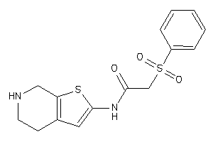 2-besyl-N-(4,5,6,7-tetrahydrothieno[2,3-c]pyridin-2-yl)acetamide