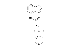 3-besyl-N-thieno[2,3-d]pyrimidin-4-yl-propionamide