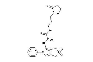 N'-(5,5-diketo-2-phenyl-4,6-dihydrothieno[3,4-c]pyrazol-3-yl)-N-[3-(2-ketopyrrolidino)propyl]oxamide