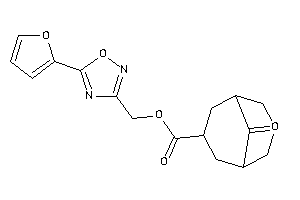 9-ketobicyclo[3.3.1]nonane-7-carboxylic Acid [5-(2-furyl)-1,2,4-oxadiazol-3-yl]methyl Ester