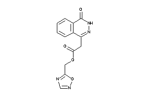 2-(4-keto-3H-phthalazin-1-yl)acetic Acid 1,2,4-oxadiazol-5-ylmethyl Ester