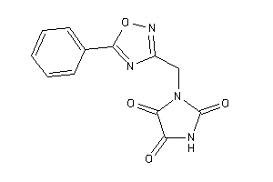 1-[(5-phenyl-1,2,4-oxadiazol-3-yl)methyl]imidazolidine-2,4,5-trione