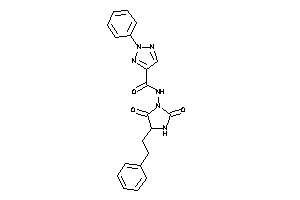 N-(2,5-diketo-4-phenethyl-imidazolidin-1-yl)-2-phenyl-triazole-4-carboxamide