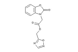 2-(2-keto-1,3-benzoxazol-3-yl)acetic Acid 1,2,4-oxadiazol-5-ylmethyl Ester