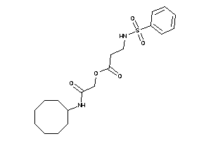 3-(benzenesulfonamido)propionic Acid [2-(cyclooctylamino)-2-keto-ethyl] Ester