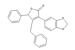 4-(1,3-benzodioxol-5-yl)-3-benzyl-2-phenyl-2H-furan-5-one