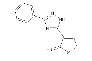 [4-(3-phenyl-1H-1,2,4-triazol-5-yl)-2H-thiophen-5-ylidene]amine