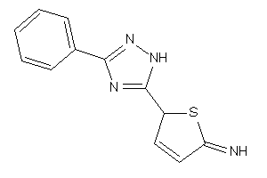 [2-(3-phenyl-1H-1,2,4-triazol-5-yl)-2H-thiophen-5-ylidene]amine