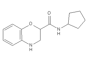N-cyclopentyl-3,4-dihydro-2H-1,4-benzoxazine-2-carboxamide