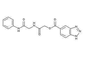 1H-benzotriazole-5-carboxylic Acid [2-[(2-anilino-2-keto-ethyl)amino]-2-keto-ethyl] Ester