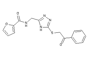 N-[[5-(phenacylthio)-4H-1,2,4-triazol-3-yl]methyl]-2-furamide