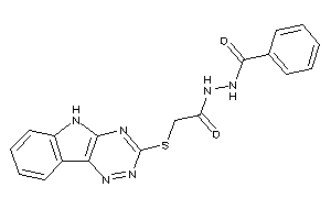 N'-[2-(5H-[1,2,4]triazino[5,6-b]indol-3-ylthio)acetyl]benzohydrazide