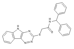 N-benzhydryl-2-(5H-[1,2,4]triazino[5,6-b]indol-3-ylthio)acetamide