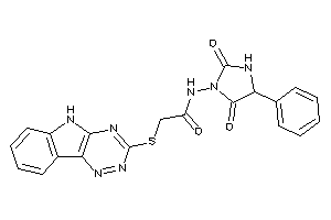 N-(2,5-diketo-4-phenyl-imidazolidin-1-yl)-2-(5H-[1,2,4]triazino[5,6-b]indol-3-ylthio)acetamide