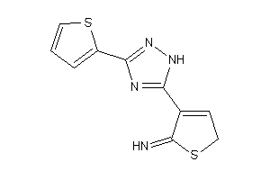 Image of [4-[3-(2-thienyl)-1H-1,2,4-triazol-5-yl]-2H-thiophen-5-ylidene]amine