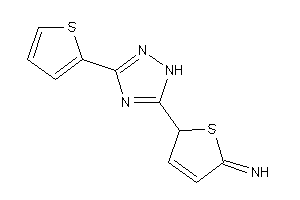 [2-[3-(2-thienyl)-1H-1,2,4-triazol-5-yl]-2H-thiophen-5-ylidene]amine