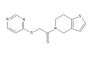 1-(6,7-dihydro-4H-thieno[3,2-c]pyridin-5-yl)-2-(4-pyrimidylthio)ethanone