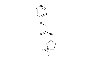 N-(1,1-diketothiolan-3-yl)-2-(4-pyrimidylthio)acetamide