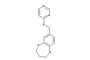 4-(3,4-dihydro-2H-1,5-benzodioxepin-7-ylmethylthio)pyrimidine