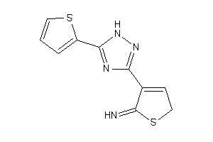 [4-[5-(2-thienyl)-1H-1,2,4-triazol-3-yl]-2H-thiophen-5-ylidene]amine