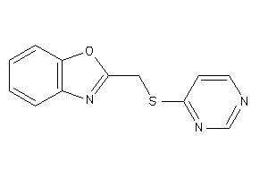 2-[(4-pyrimidylthio)methyl]-1,3-benzoxazole