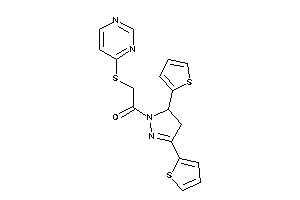 1-[3,5-bis(2-thienyl)-2-pyrazolin-1-yl]-2-(4-pyrimidylthio)ethanone