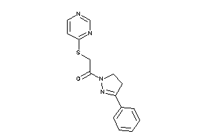 1-(3-phenyl-2-pyrazolin-1-yl)-2-(4-pyrimidylthio)ethanone