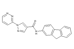 N-(9H-fluoren-2-yl)-1-pyridazin-3-yl-pyrazole-4-carboxamide