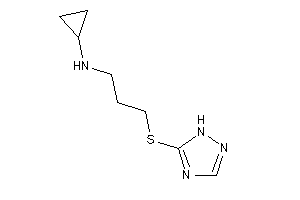 Cyclopropyl-[3-(1H-1,2,4-triazol-5-ylthio)propyl]amine