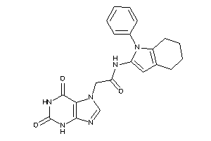 2-(2,6-diketo-3H-purin-7-yl)-N-(1-phenyl-4,5,6,7-tetrahydroindol-2-yl)acetamide