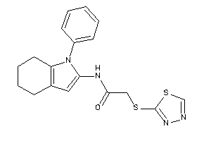 N-(1-phenyl-4,5,6,7-tetrahydroindol-2-yl)-2-(1,3,4-thiadiazol-2-ylthio)acetamide