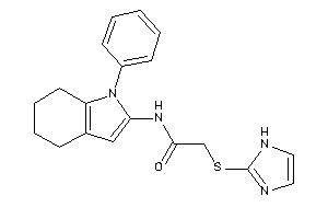 2-(1H-imidazol-2-ylthio)-N-(1-phenyl-4,5,6,7-tetrahydroindol-2-yl)acetamide