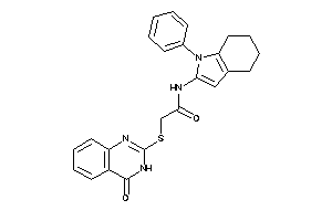 2-[(4-keto-3H-quinazolin-2-yl)thio]-N-(1-phenyl-4,5,6,7-tetrahydroindol-2-yl)acetamide