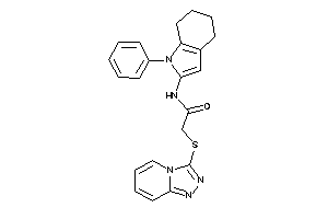 N-(1-phenyl-4,5,6,7-tetrahydroindol-2-yl)-2-([1,2,4]triazolo[4,3-a]pyridin-3-ylthio)acetamide