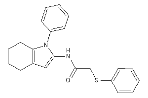 N-(1-phenyl-4,5,6,7-tetrahydroindol-2-yl)-2-(phenylthio)acetamide