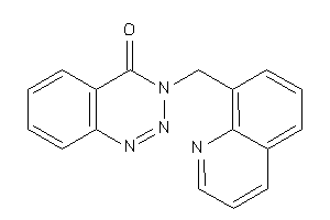 3-(8-quinolylmethyl)-1,2,3-benzotriazin-4-one