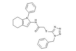 2-[(1-benzyltetrazol-5-yl)thio]-N-(1-phenyl-4,5,6,7-tetrahydroindol-2-yl)acetamide