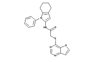 Image of N-(1-phenyl-4,5,6,7-tetrahydroindol-2-yl)-2-(thieno[3,2-d]pyrimidin-4-ylthio)acetamide